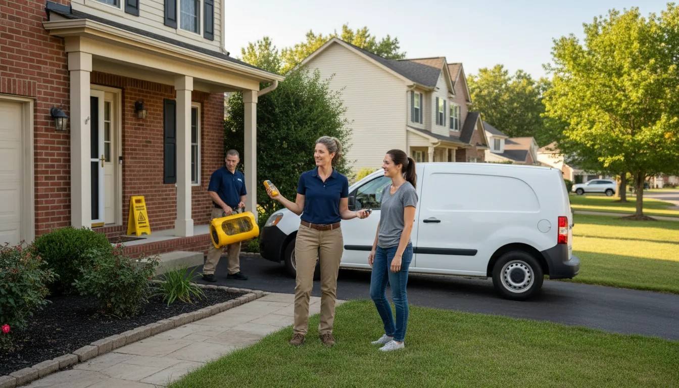 Water restoration image for Fire And Smoke Damage Restoration in Fort Belvoir, VA